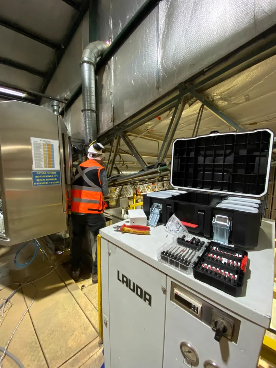 Instalaci&oacute;n el&eacute;ctrica industrial ejecutada por Blitzen Chile, proyecto 2